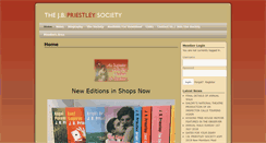 Desktop Screenshot of jbpriestleysociety.com