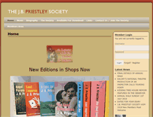 Tablet Screenshot of jbpriestleysociety.com